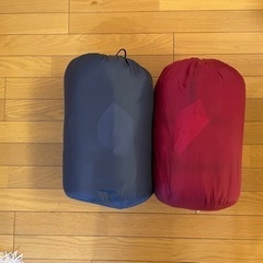 【ネット決済・配送可】キャンプ　寝袋セット