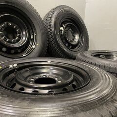 新品スタッドレス【BS VL1 195/80R15 107/105L LT】【トヨタ 200系ハイエース 新車外し 純正ホイール 15インチ 6J6HPCD139.7+35】(OD010)クレジットカード QRコード決済可能 新品スタッドレス【BS VL1 195/80R15 107/105L LT】【トヨタ 200系