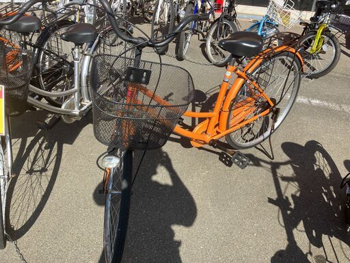 26インチ 自転車 シティサイクル No.307● ※現金、クレジット、スマホ決済対応※