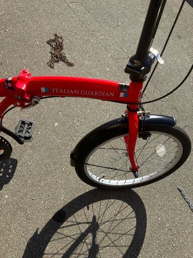 20インチ 折りたたみ自転車 ITALIAN GUARDINA No.298○ ※現金
