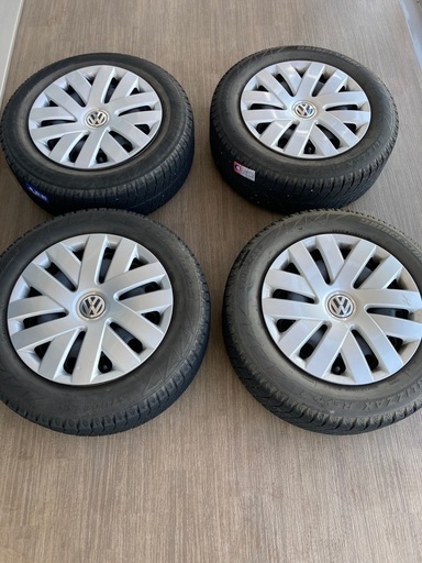 【価格要相談】ブリヂストン　スタッドレスタイヤ　185/65R15 フォルクスワーゲンホイール付き