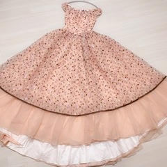 総刺繍　カラードレス【ウェディング・演奏会など】