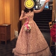 総刺繍　カラードレス【ウェディング・演奏会など】