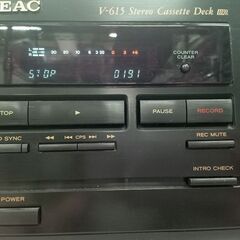 ティアック カセットデッキ TEAC V-615 Stero Cassette Deck (E1329wY)