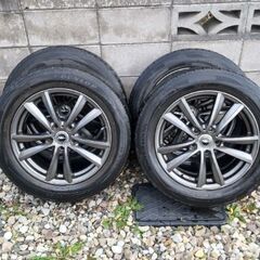 215/60R17 4本セット 17インチ 冬タイヤ＋未使用夏タ...