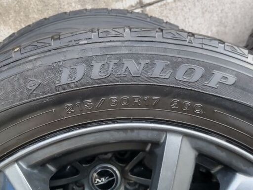 215/60R17 4本セット 17インチ 冬タイヤ＋未使用夏タイヤ＋ホイール 