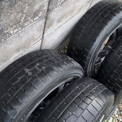 215/60R17 4本セット 17インチ 冬タイヤ＋未使用夏タイヤ＋ホイール  ニルヴァーナ スタッドレス ブラポリ            