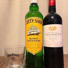 ウイスキー、赤ワイン、ロックグラス（新品未開封未使用）