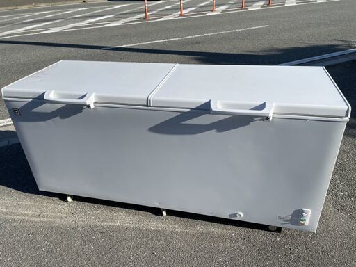 ■中古品 レマコム 冷凍ストッカー RRS-605SF 605L 2020年製 1973ｘ746ｘ910ｍｍ 冷凍庫 動作問題なし■