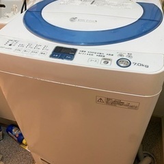 (決まりました)SHARP洗濯機   ES-GE70N