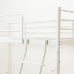 【美品】スチールロフトベッド