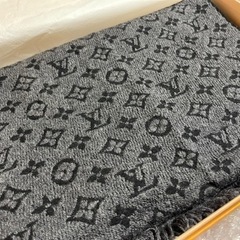 最終値下げ LOUIS VUITTON マフラー アントラシット