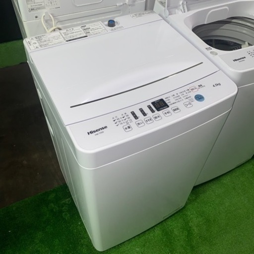大阪限定○配送無料○2021年製○ハイセンス○HW-T45D○洗濯機 | entur