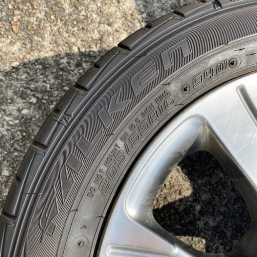トヨタ 110系 マークII純正ホイール 16インチ タイヤバリ山 【公式通販】