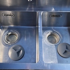 ⭐︎中古品　2槽シンク　1000×600×790mm  厨房用品⭐︎