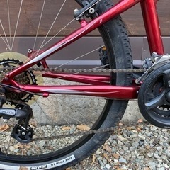 マウンテンバイク　スペシャライズド　ワインレッド