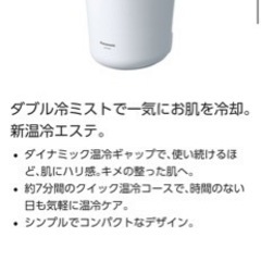 パナソニック　美顔器　スチーマー