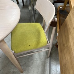 J1779 北欧調デザイン ダイニングテーブルセット 椅子3脚付 クリーニング済み