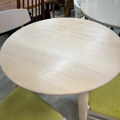 J1779 北欧調デザイン ダイニングテーブルセット 椅子3脚付 クリーニング済み