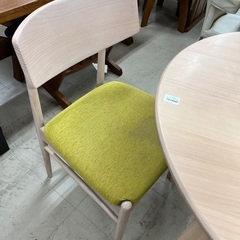 J1779 北欧調デザイン ダイニングテーブルセット 椅子3脚付 クリーニング済み