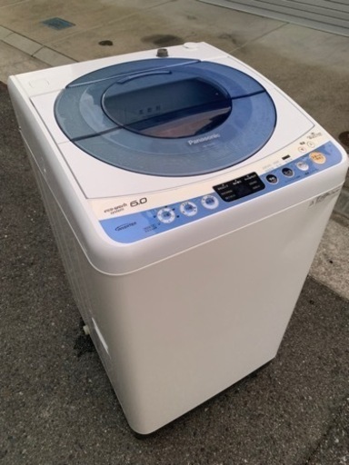 配送無料当日配送‼️パナソニック　6キロ　インバーター　洗濯機　 冷蔵庫　も出品　　大阪　兵庫　京都　奈良　⭕️