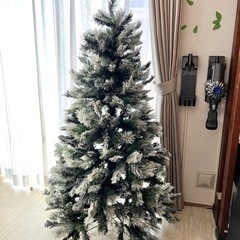 クリスマスツリー、150cm、スノーパウダーツリー