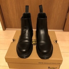 ドクターマーチン　サイドゴアブーツ ブラック ドクターマーチン、サイドゴアブーツ、オールブラック