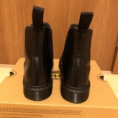 ドクターマーチン、サイドゴアブーツ、オールブラック