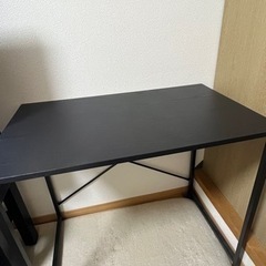 パソコン　デスク　テーブル　黒