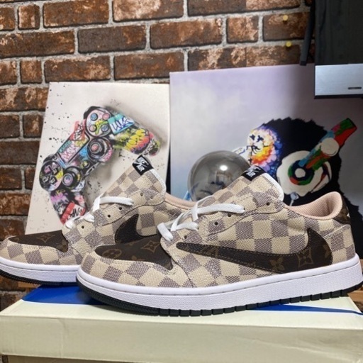 Travis Nike Air Jordan 1 カスタムスニーカー