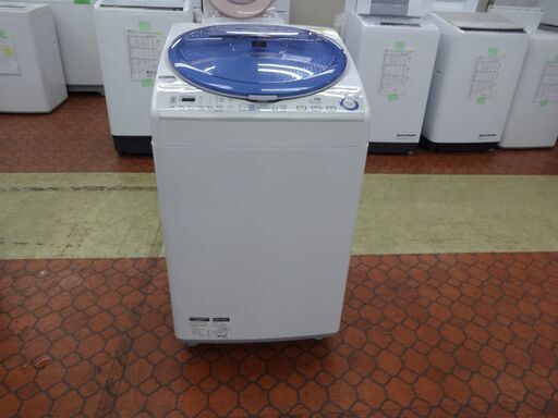 ID 112438　洗濯機シャープ　8K　２０１５年製　ES-TA840
