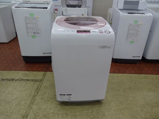 ID 007944　洗濯機シャープ　8K　２０１６年製　ES-GV8A