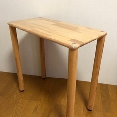 テーブル　木製　棚板と脚
