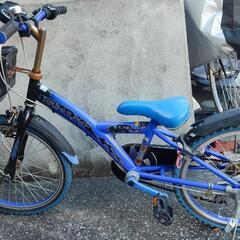 子供用自転車、20インチ、鍵＆スタンド付き