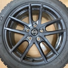 （引取済）金額要相談 日産キックス専用 純正アルミホイール＋スタッドレスタイヤ2021年製 17インチ