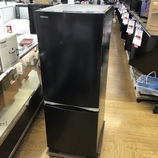 #K-17【ご来店頂ける方限定】TOSHIBAの2ドア冷凍冷蔵庫です