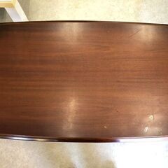 ⑦【鹿児島市リサイクルショップスターズ吉野店】【中古】カリモク テーブル ローテーブル リビングテーブル  センターテーブル アンティーク 