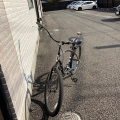 ビーチクルザー　schwinn 26型　クルザー　ブラック　サーフキャリア付き