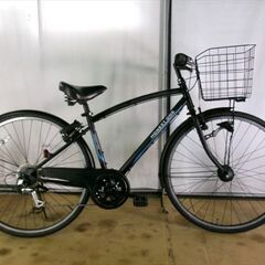 C325　★13800円★整備済み スポーツ中古自転車 【クロスバイク　HONEST ONE　黒　27インチ】 C325 ☆13800円☆整備済み スポーツ中古自転車 【クロスバイク HONEST
