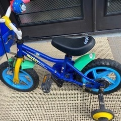 補助輪付き幼児用自転車   無料