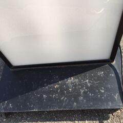 値下げ■7709■愛知発 引取限定■電飾看板 アクリル看板 パトライト付き 高さ約138cm 店舗用 業務用 置き看板 屋外用