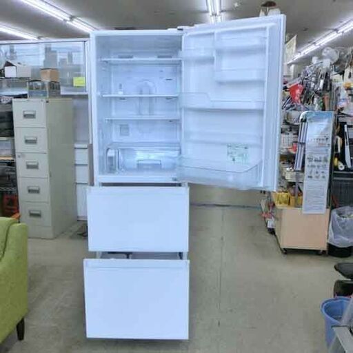 パナソニック 冷蔵庫 365L 2021年製 NR-C372GN-W 3ドア ホワイト 自動製氷 Panasonic 大型 大容量 300Lクラス 三百Lクラス 札幌市 西区 西野店