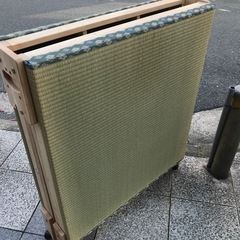 6539 中居大工 畳空間を簡単に演出できる折りたたみベッド（棚なし）