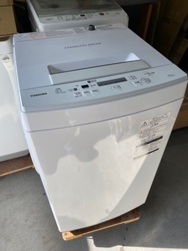 お薦め品‼️激安‼️洗浄済み 東芝洗濯機4.5kg 2020年