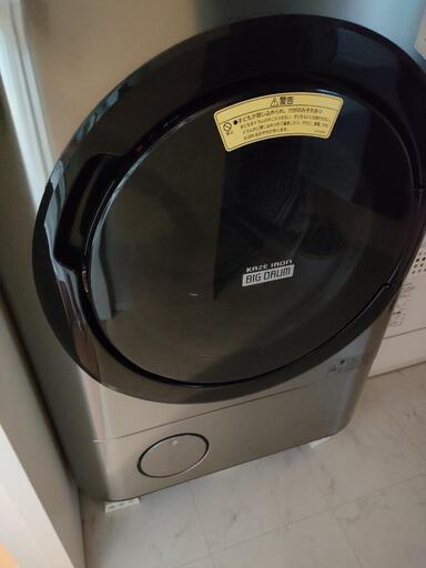 BD-NX120CR日立 洗濯12kgドラム式洗濯乾燥機 ビッグドラム12キロ/乾燥機能あり/洗濯槽掃除簡単