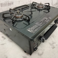 21年製　ガスコンロ　幅56㎝コンパクトガステーブル IC-S37-R LPガス用/右強火 幅560奥行447高さ180m　1632