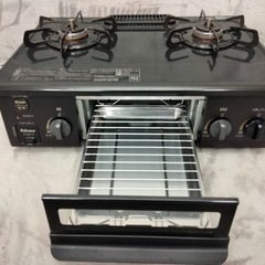 21年製　ガスコンロ　幅56㎝コンパクトガステーブル IC-S37-R LPガス用/右強火 幅560奥行447高さ180m　1632