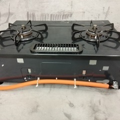 21年製　ガスコンロ　幅56㎝コンパクトガステーブル IC-S37-R LPガス用/右強火 幅560奥行447高さ180m　1632