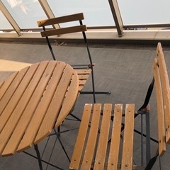 折りたたみガーデンテーブル椅子セット