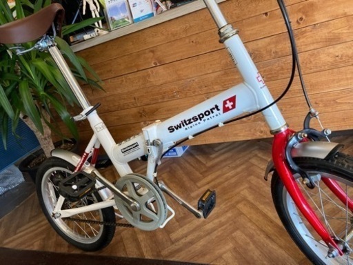 Contes du Jour コンテドジュール 折りたたみ自転車 16インチ 白 Contes du Jour コンテドジュール 折りたたみ自転車 16インチ 白